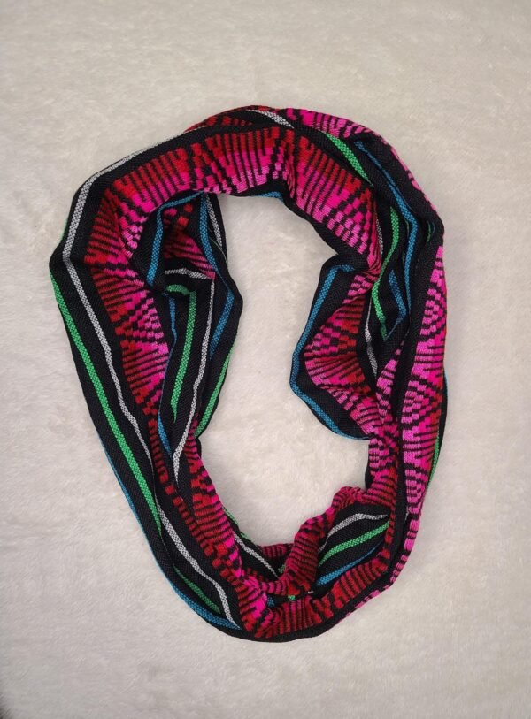 Mexican sarape infinity scarf